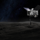The spacecraft caused quite a stir on the asteroid when it collected the sample.